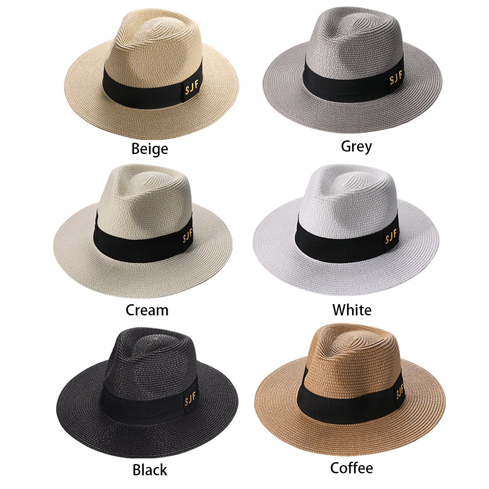 Custom-designed Initials Panama Hat