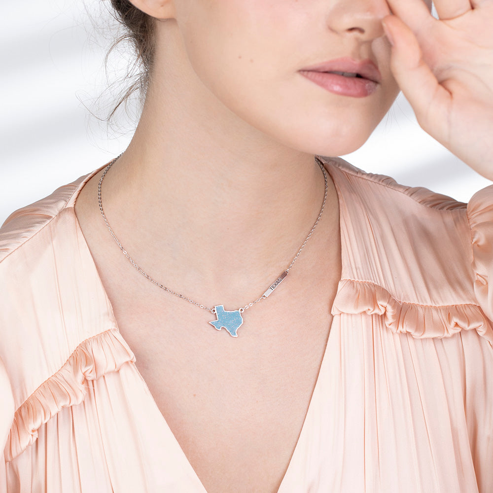 Personalized U.S. State Necklace