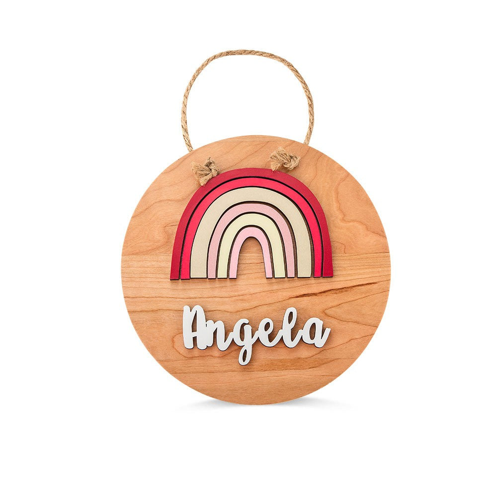Personalized Rainbow Name Sign for Kids