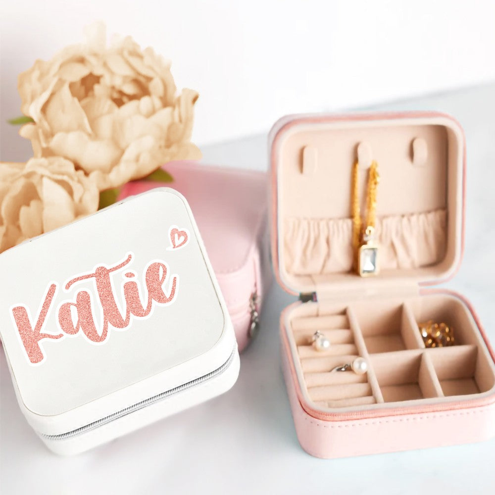 Custom Jewelry Organizer, Jewelry Boxes for Ring, Necklace, Bracelet, Earrings Jewelry Travel Case, Gifts for Her/Bridesmaid