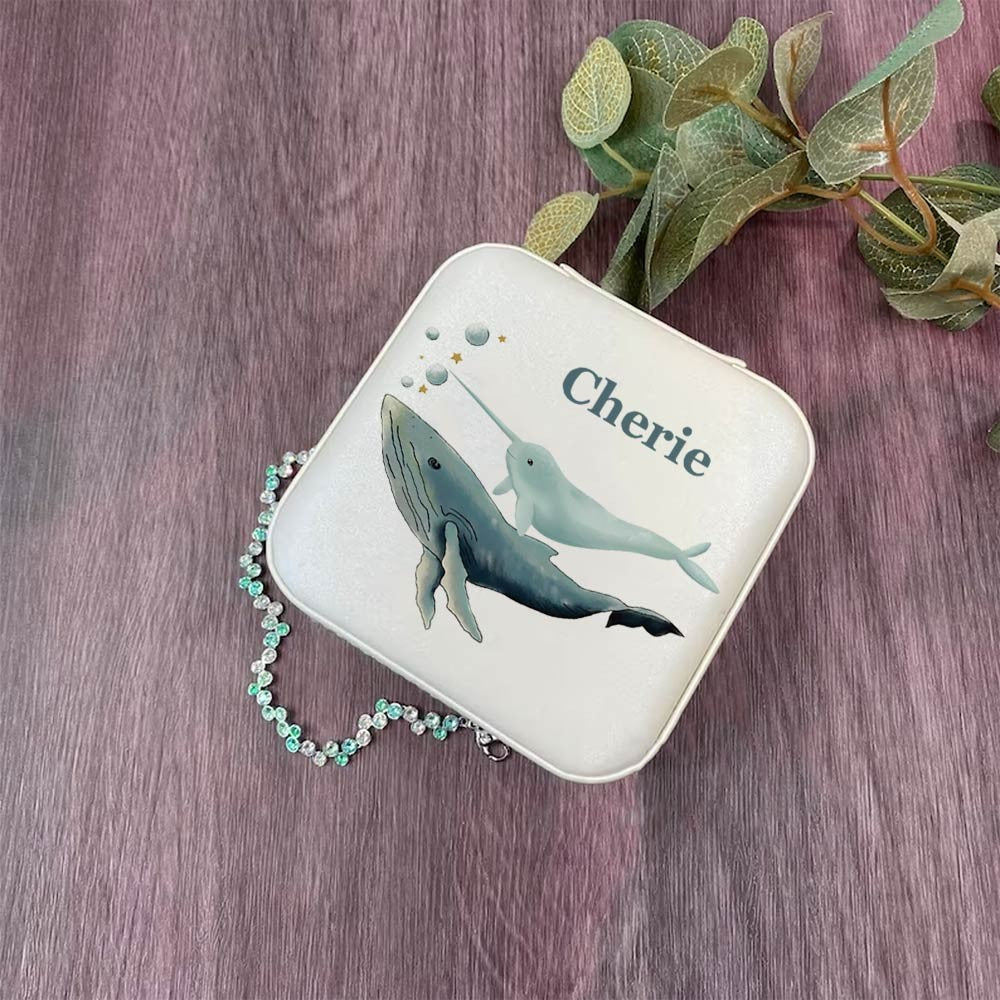 Personalized Jewelry Box with Unicorn/Mermaid, Children’s Jewelry Box, Christening Gift, Girls Jewelry Box, Birthday Gift for Girl, Flower Girl Gift