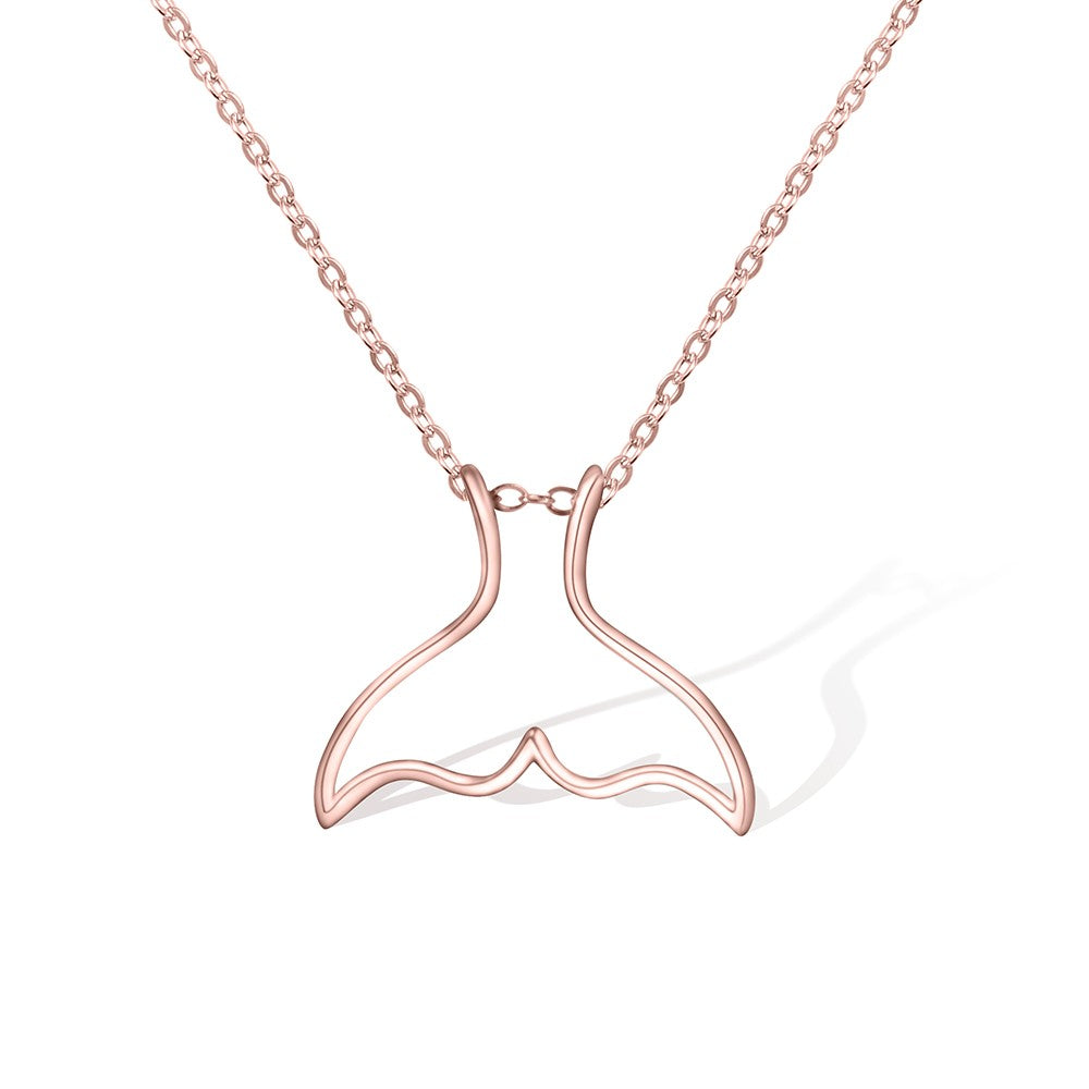 Ring Holder Necklace, Sterling Silver Mermaid Tail Pendants Ring Keeper Necklace, Fish Tale Necklace Wedding Gift for Women Nurses Mothers Wife