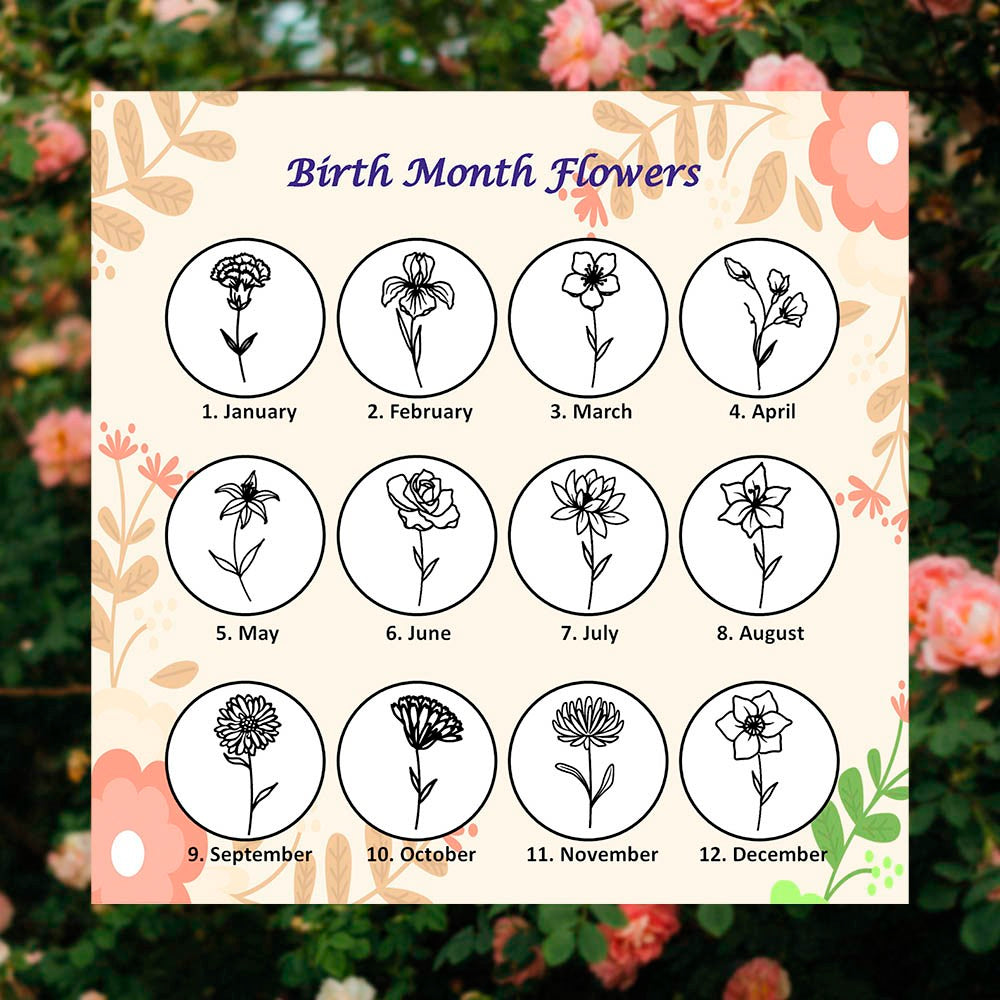 Custom Name Birth Month Flower Bookmark, Personalized Vegan Leather Floral Bookmark, Birthday/Best Friend/Graduation Gift for Sister/Friends/Lover