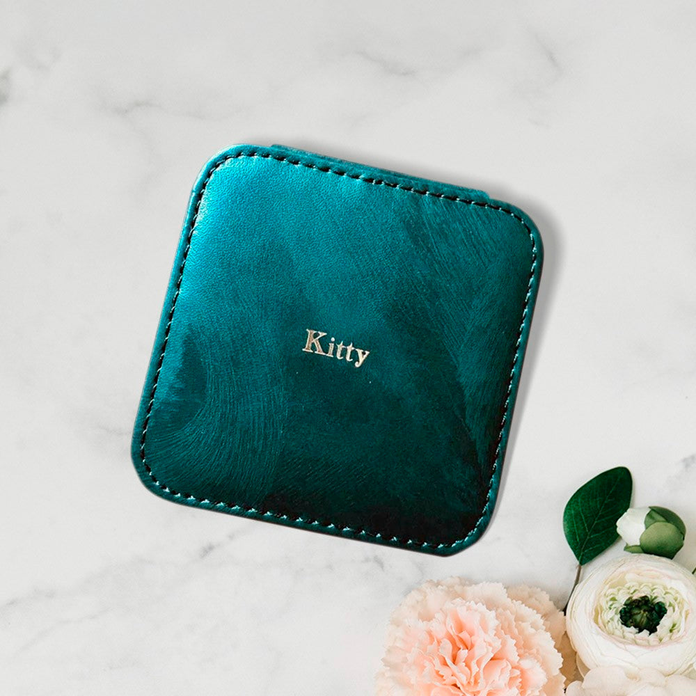 Monogrammed Travel Jewelry Case, Personalized Leather Jewelry Box Organizer, Jewelry Display Cases, Ring/Necklace/Bracelet/Earrings Holder Box