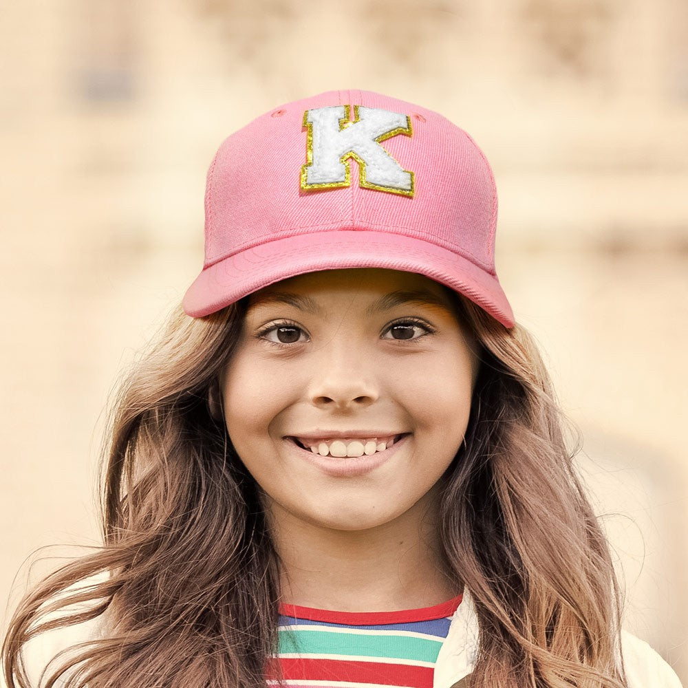 Personalized Letter Patch Hat for Kid, Custom Colorful Baseball Cap, Clothing Accessories, Birthday/Christmas Gift, Gift for Daughter/Children