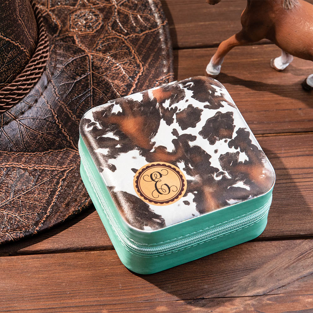 Custom Cowgirl Jewelry Box with Monogram