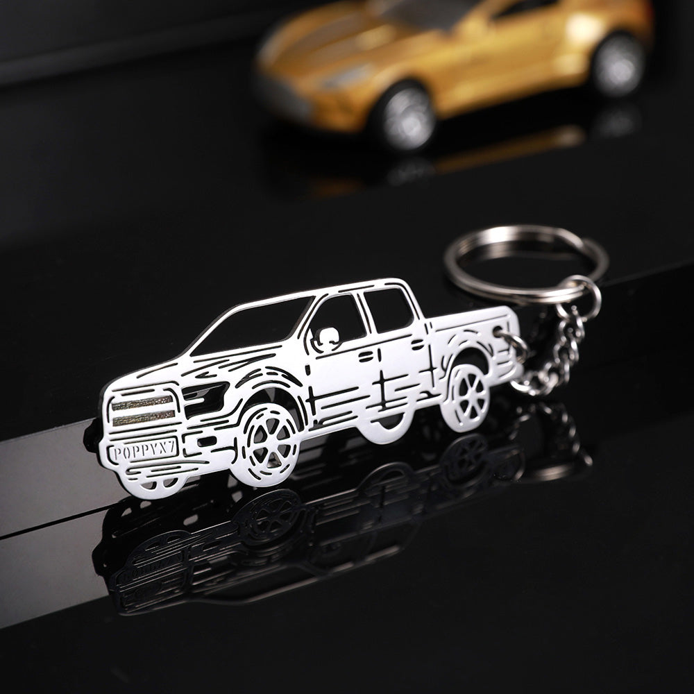 Stainless Steel Personalized Car Keychain in Any Model