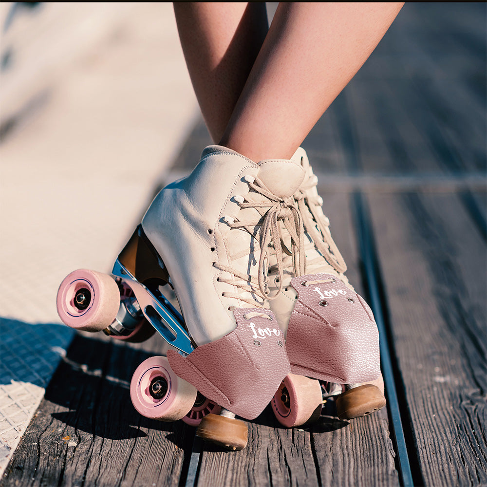Personalized Text Roller Skate Toe Caps
