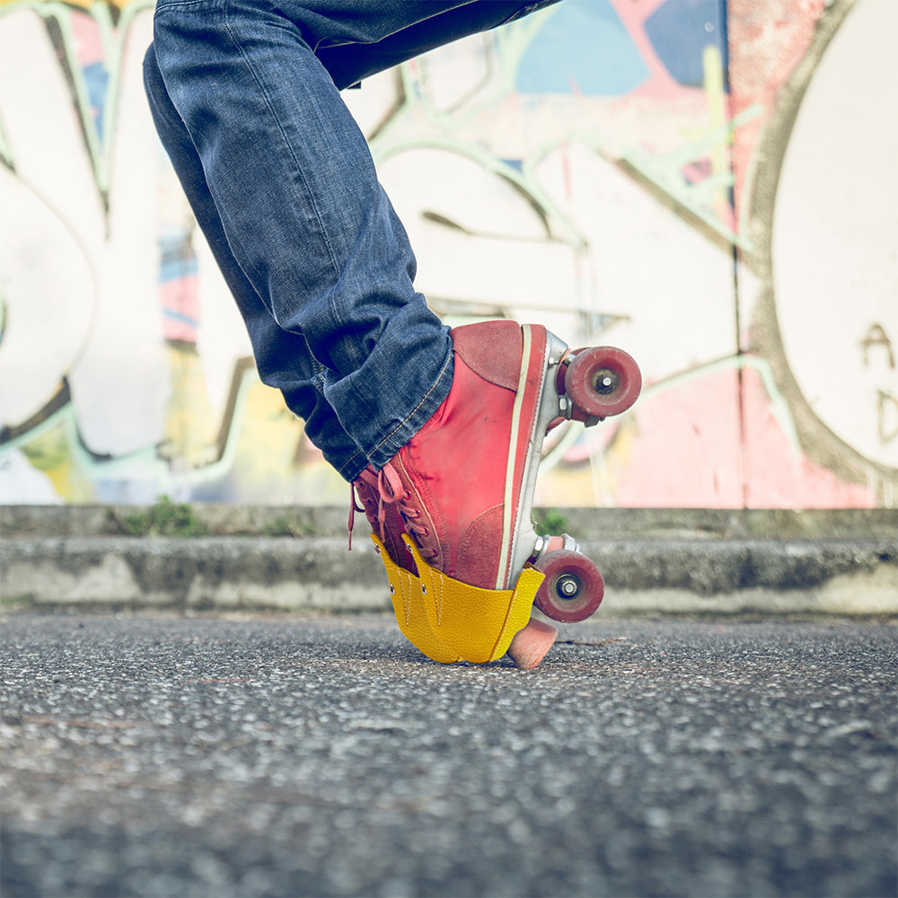 Personalized Text Roller Skate Toe Caps