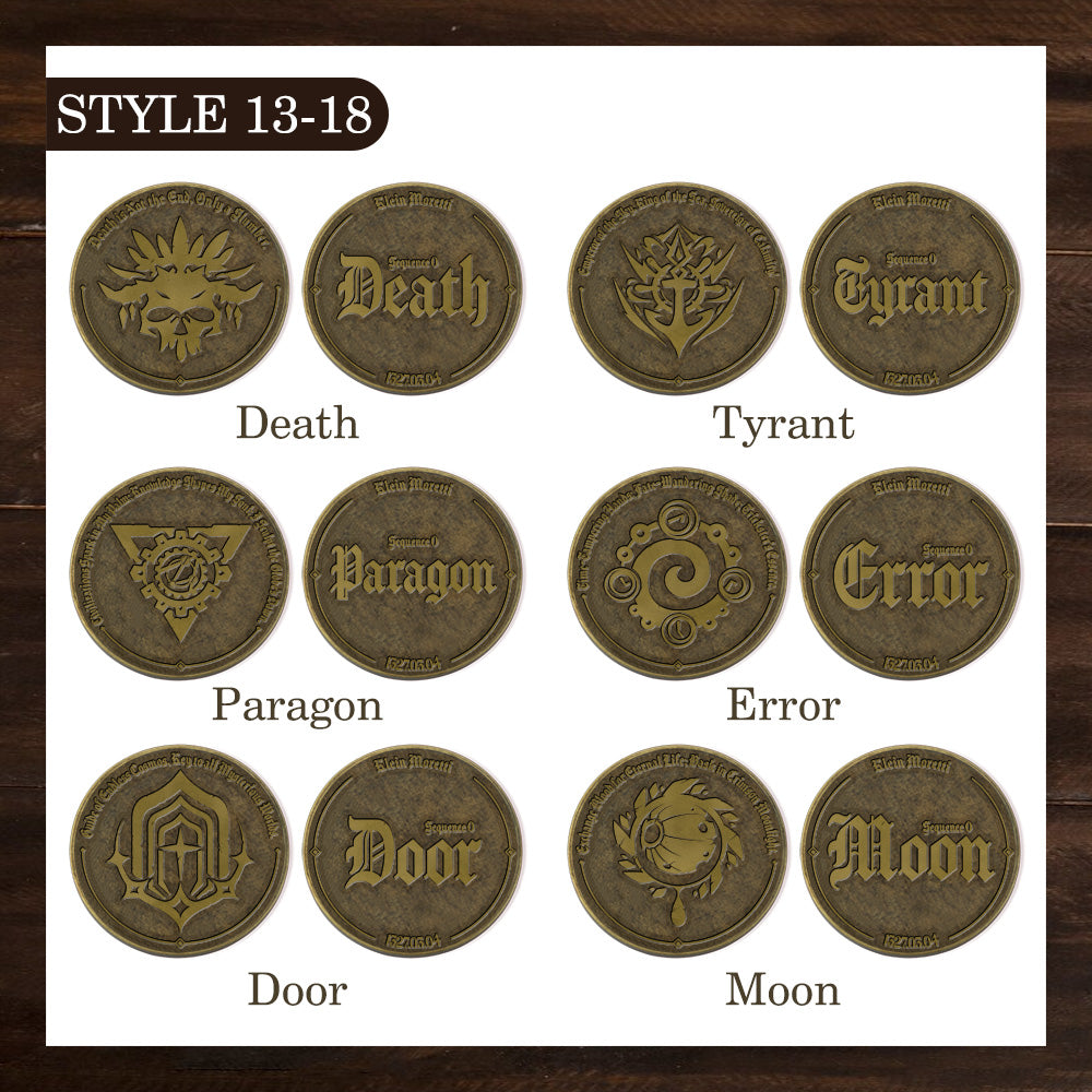 Personalized Beyonder Pathway Vintage Coins, Custom Name and Date Magic Coins, Decision Coins