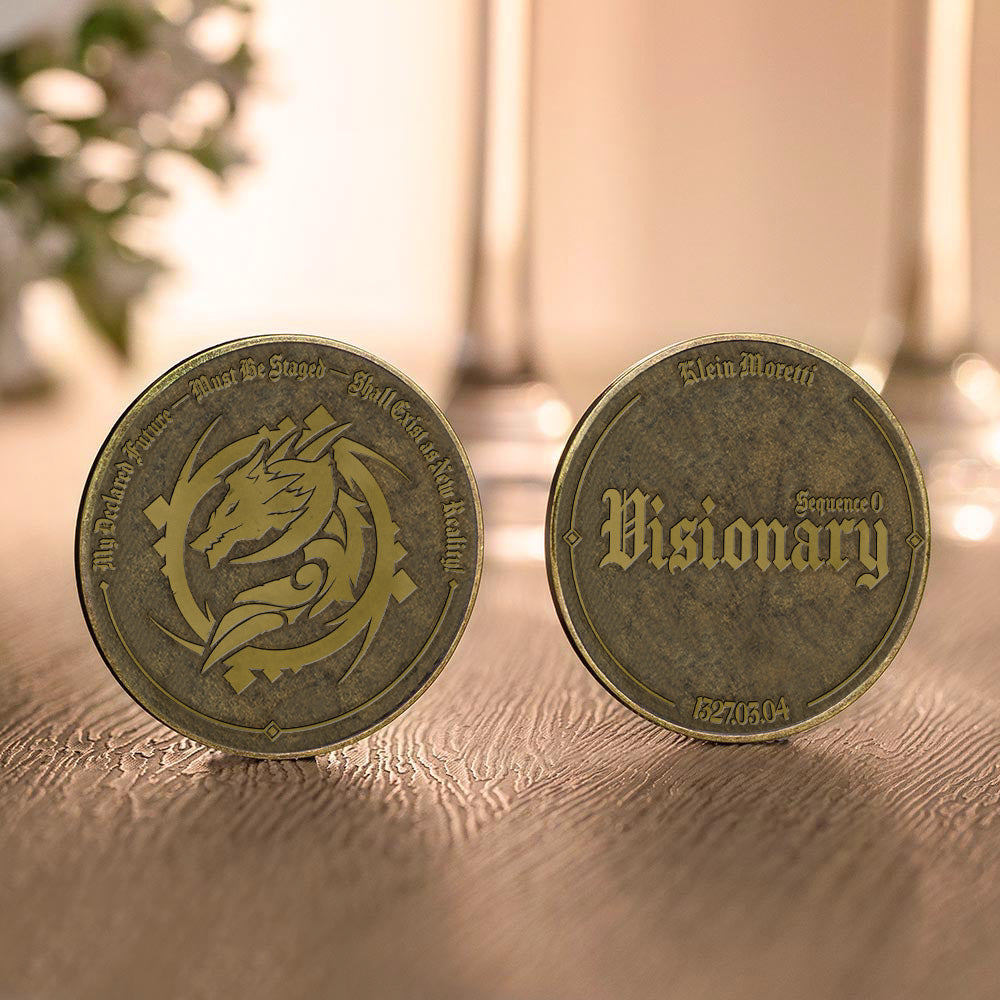 Personalized Beyonder Pathway Vintage Coins, Custom Name and Date Magic Coins, Decision Coins