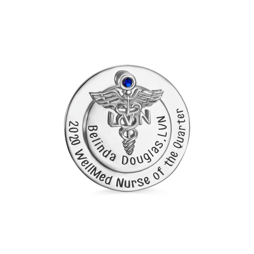 Personalized Nursing Pin for Pinning Ceremony/Nursing Role For LVN