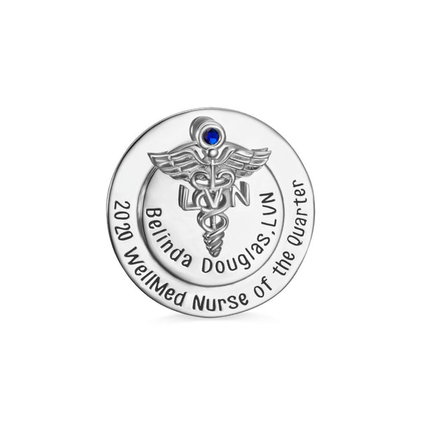 Personalized Nursing Pin for Pinning Ceremony/Nursing Role For LVN