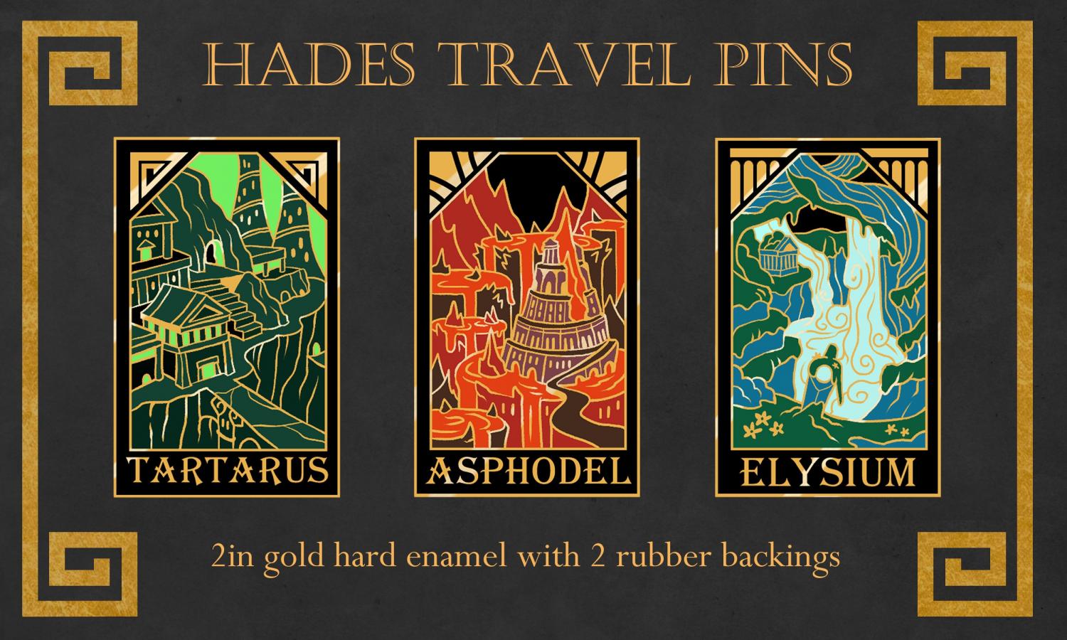 Hades Travel Pins