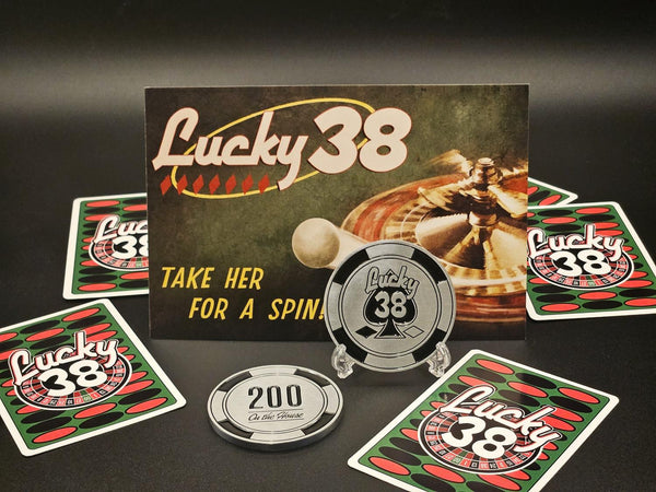 The Platinum Chip - Fallout New Vegas inspired - Lucky 38 - Mr House