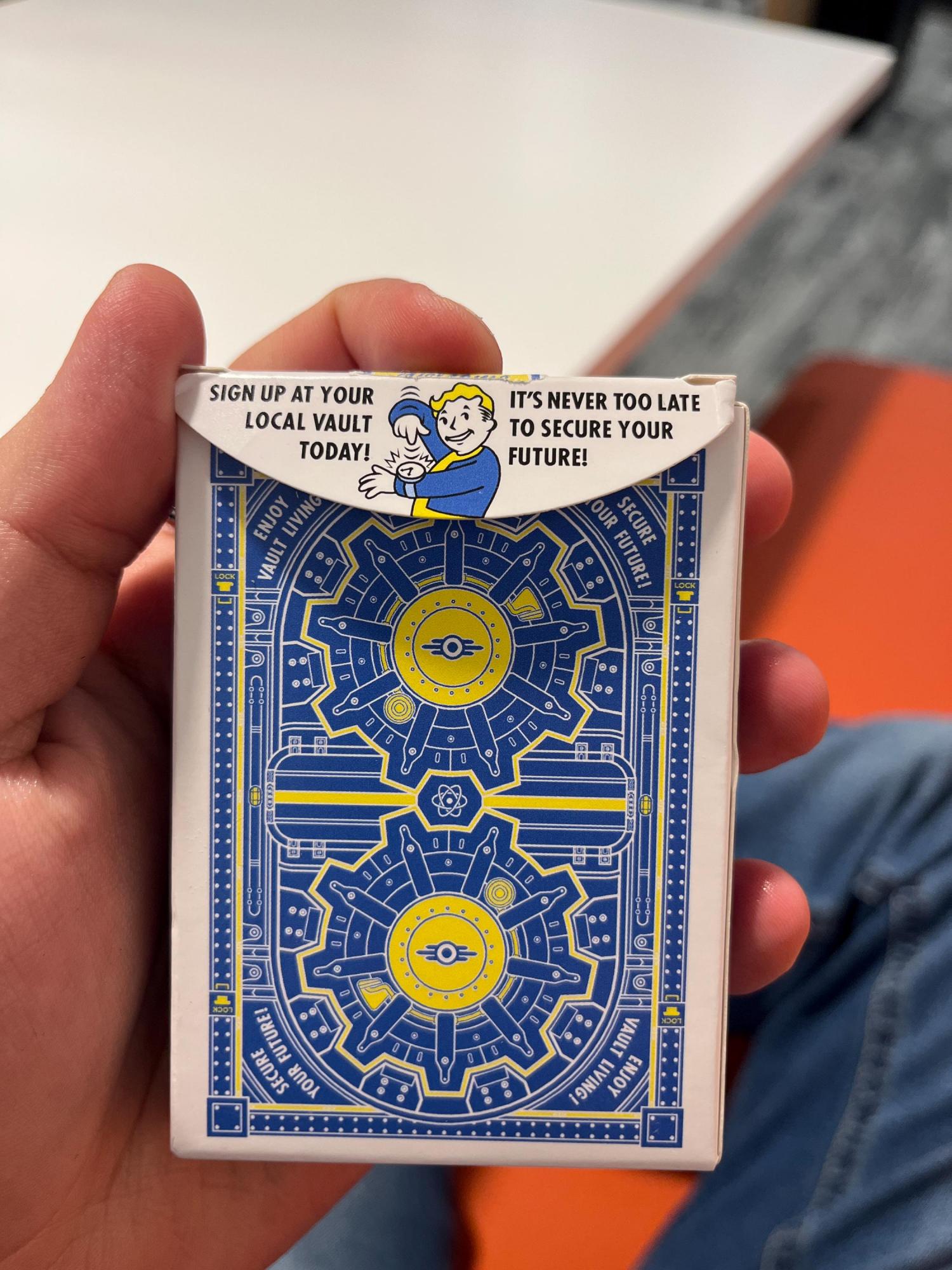 Fallout Vault-Tec Inspired Playing Cards