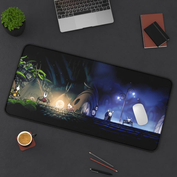 Hollow Knight Silksong Bench Rest Desk Mat, High-Quality Desk Mat, Silksong Merch, Gaming Desk Mat, Long Mouse Pad, Unique Gift for Gamers