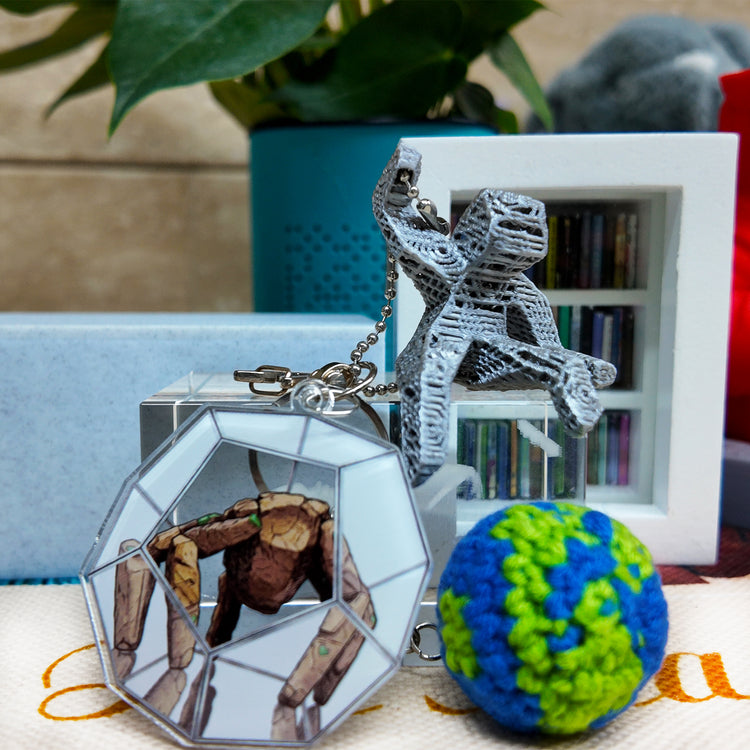 Rocky & crew keychain