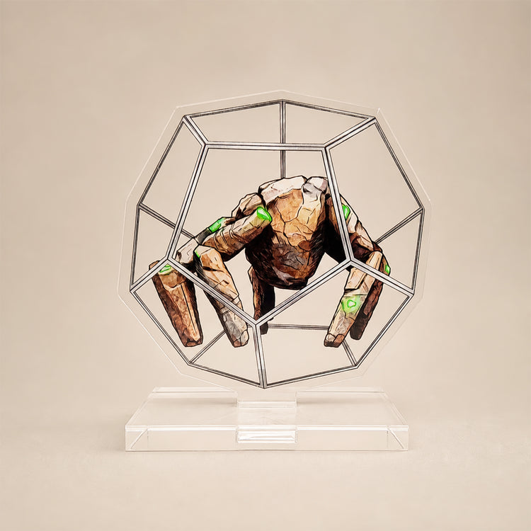 Rocky, across the glass